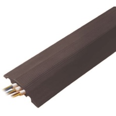 【787-4877】床用モール、内径:30mm、長さ:9m、黒
