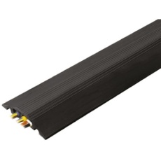 【787-4886】床用モール、内径:15、25mm、長さ:3m、黒