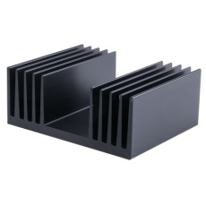 【789-8573】アルミ ヒートシンク、(L)100mm (W)125mm (H)50mm