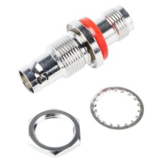 【793-3607】同軸変換アダプタ BNC - TNC ジャック - ジャック