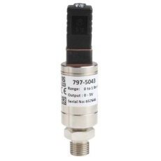 【797-5043】相対 圧力センサ、1バール、±0.25 %、電圧、9 → 32 V dc、ねじ込み