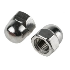 【797-6080】ドームナット M16 ステンレス鋼(25個入り)