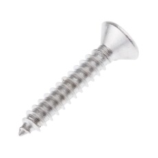 【797-6187】タッピング ネジ 長さ(メートルねじ):32mm 皿頭 ステンレス鋼(100個入り)
