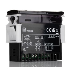 【798-3444】シングル タイマーリレー、230V ac、NC、SPST、クランプ