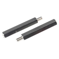 【806-6657】スタンドオフ 六角 黄銅 M5 x 45mm