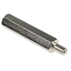 【806-6685】スタンドオフ 六角 スチール M6 x 45mm