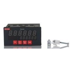【808-6627】インパルス カウンタ カウンタ、6 桁、230 V ac、20kHz LEDディスプレイ パネル取り付け