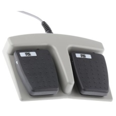 【808-7005】フットスイッチ、DPST、モーメンタリ、24V