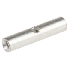 【809-2363】スプライスコネクタ 0.5mm2 1.5mm2 22AWG 16AWG 非絶縁 バットスプライス シルバー