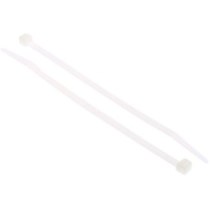 【811-1710】結束バンド、160mm x 4.8 mm、ナチュラル、ナイロン 66、100 個入り(100個入り)