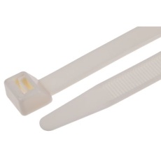 【811-1751】結束バンド、280mm x 12.7 mm、ナチュラル、ナイロン 66、50 個入り(50個入り)