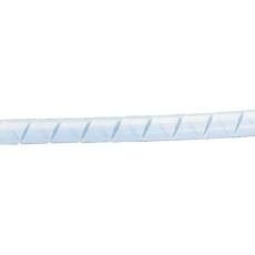 【811-7636】スパイラルケーブルラップ ポリエチレン ナチュラル(30m入り)