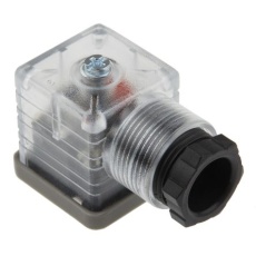 【811-8291】ソレノイドバルブコネクタ、DIN 43650 A、2P+E、24 V dc、10A