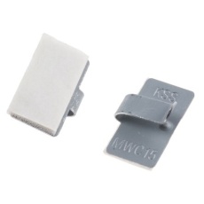 【817-8921】ケーブルクリップ (配線クリップ) 10 mm 0.5mm(50個入り)
