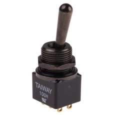 【820-0508】トグルスイッチ、On-(On)、DPDT、5 A @ 250 V ac、PCB