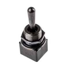 【820-0520】トグルスイッチ、オン-オン-(オン)、DPDT、5 A @ 250 V ac、PCB