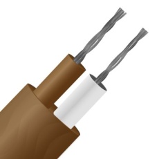 【827-5978】タイプ T 熱電対ケーブル/熱電対線、フラットペア、1/0.5mm、+260℃、25m