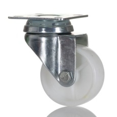 【828-6268】キャスター、50kg、ホイール径:50mm、固定プレート寸法:50 x 50mm
