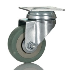 【828-6287】キャスター、50kg、ホイール径:50mm、固定プレート寸法:50 x 50mm