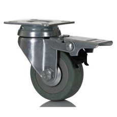 【828-6293】キャスター、50kg、ホイール径:50mm、固定プレート寸法:50 x 50mm