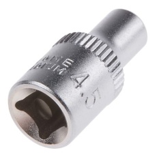 【830-3997】ソケット 1/4インチ ソケットサイズ:4.5mm