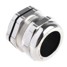 【835-4128】ケーブルグランド、径:M40、材質:ニッケルめっき真鍮