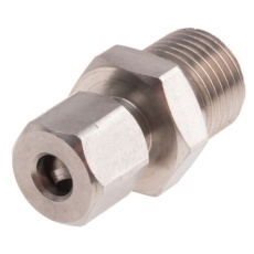【839-9610】圧縮継手、圧縮継手タイプ、熱電対またはPRTプローブ用、6mm
