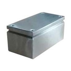 【842-8302】中継ボックス、ステンレス鋼、未塗装、300 x 200 x 80mm IP66