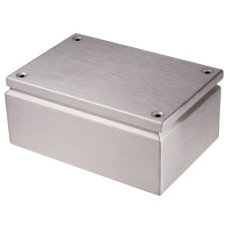 【842-8320】中継ボックス、ステンレス鋼、未塗装、300 x 200 x 120mm IP66