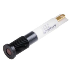 【843-2461】パイロットランプ、21.6 → 26.4V dc、オレンジ、実装ホールサイズ:6mm