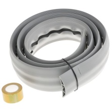 【865-9512】床用モール、内径:19mm、長さ:1.83m、グレー