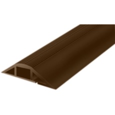 【865-9530】床用モール、内径:22mm、長さ:1.83m、茶