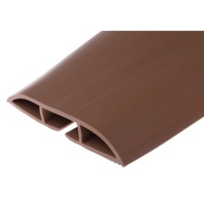 【865-9540】床用モール、内径:29.4mm、長さ:1.83m、茶