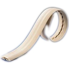 【865-9578】床用モール、内径:14.8 x 7.8mm、長さ:1m、白