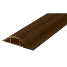 【865-9584】床用モール、内径:19 x 10.9mm、長さ:1m、茶