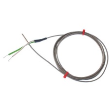 【872-2802】接地型熱電対、Jタイプ、+350℃、ケーブル長さ:2m
