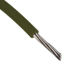 【872-4467】26 AWG フックアップワイヤー/計装ケーブル、100m、茶 、MPPE、600 V(100m入り)
