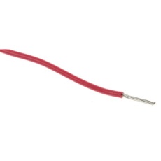 【872-5151】26 AWG フックアップワイヤー/計装ケーブル、100m、赤 、XLPE、300 V(100m入り)