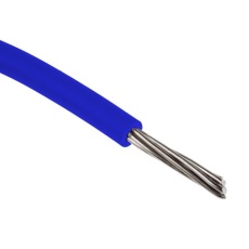 【872-5167】26 AWG フックアップワイヤー/計装ケーブル、100m、青 、XLPE、300 V(100m入り)