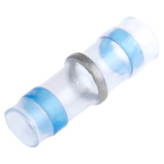 【872-6280】低密度ポリエチレン はんだスリーブ、3.7mm - 6mm、青、長さ 32.5mm(100個入り)