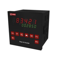 【875-1318】秒 カウンタ、プログラマブルタイマ カウンタ、6 桁、24 V ac/dc、6kHz LEDディスプレイ パネル取り付け