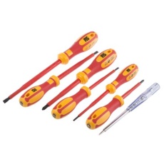 【875-5812】ドライバーセット 絶縁ドライバ セット 7個