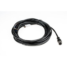 【877-1066】M12 → 未処理終端 センサアクチュエータケーブル、4 ピン、5m、シールドなし メス → PUR