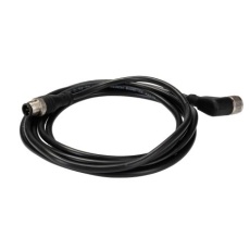 【877-1088】M12 → M12 センサアクチュエータケーブル、5 ピン、2m、シールドなし メス → オス PUR