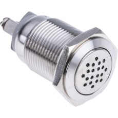 【877-1836】ブザー、75dB、12 V dc、パネル取り付け