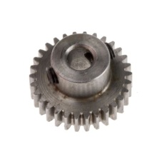 【878-7834】平歯車、モジュール 0.5、30歯、ボア内径:4mm、スチール