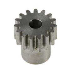 【878-7859】平歯車、モジュール 0.8、15歯、ボア内径:4mm、スチール