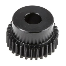 【878-7871】平歯車、モジュール 0.8、30歯、ボア内径:6mm、スチール