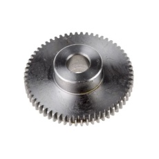 【878-7890】平歯車、モジュール 0.8、60歯、ボア内径:10mm、スチール