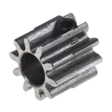 【878-7897】平歯車、モジュール 1、10歯、ボア内径:6mm、スチール